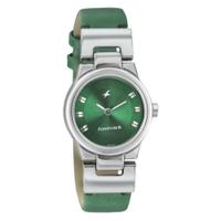 Fastrack Green Dial Watch-6114SL04