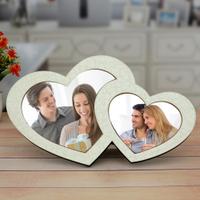 Dual Heart Personalized Photo Frame