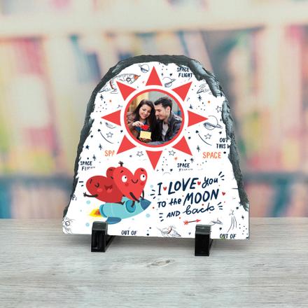 Moon Love Personalized Rock