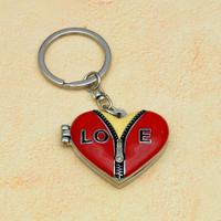 Personalized Love Shape Keychain