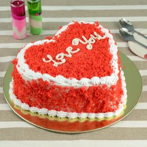 Red Velvet Cake - 1 Kg. (Heart) Red Velvet Cake - 1 Kg. (Heart)