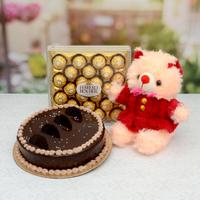 Teddy, Ferrero Rocher & Cake
