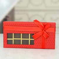 Rectangular Red Chocolate Box