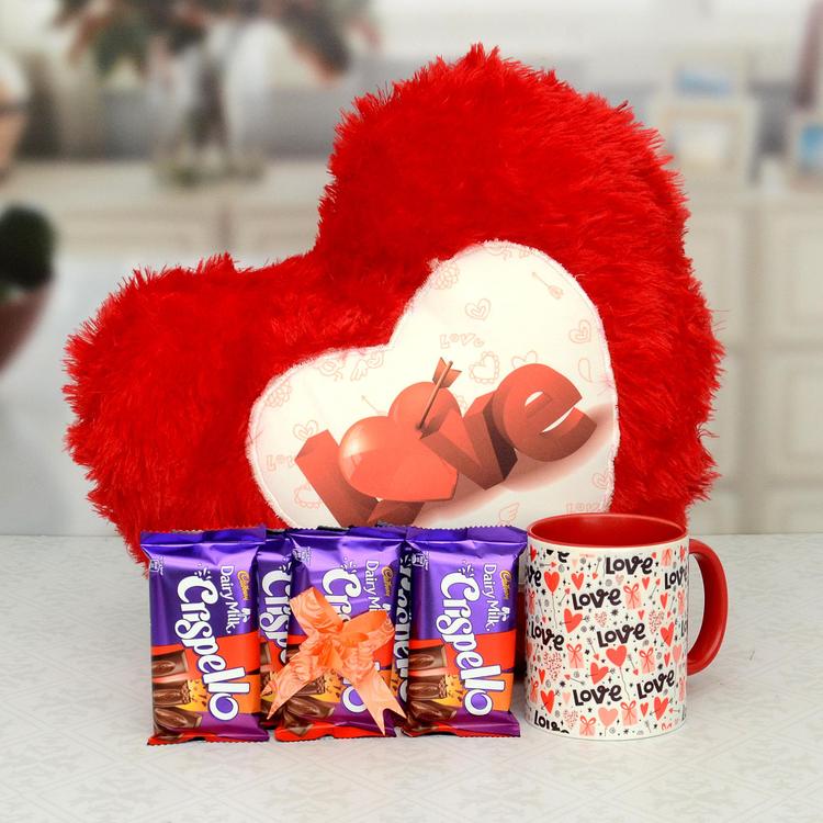 Love Cushion, Crispello & Mug