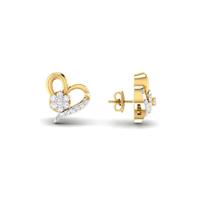 Siya Heart Diamond Earrings