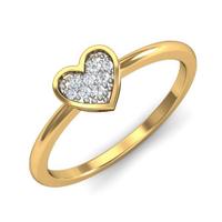 Special Heart Diamond Ring