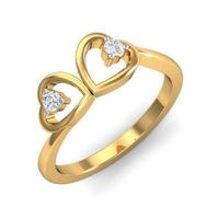 Heart In Heart Diamond Ring