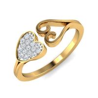 Glory Heart Diamond Finger Ring