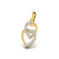 Santo Heart Diamond Pendant