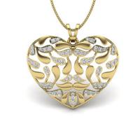 Rogan Heart Diamond Pendant