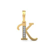 K Diamond Pendant
