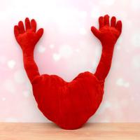 Red Heart Hug Pillow