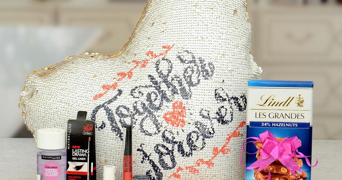 Magic Pillow With Chocolates & Cosmetics Gift Baskets