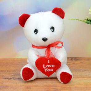 Red & White Love You Teddy Red & White Love You Teddy