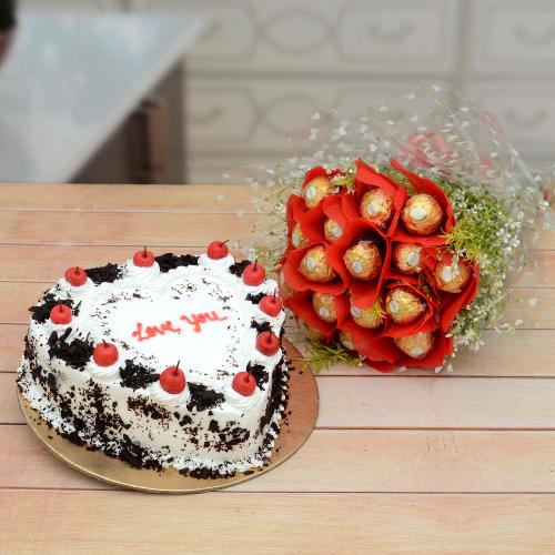 Chocolate Bouquet & Cake