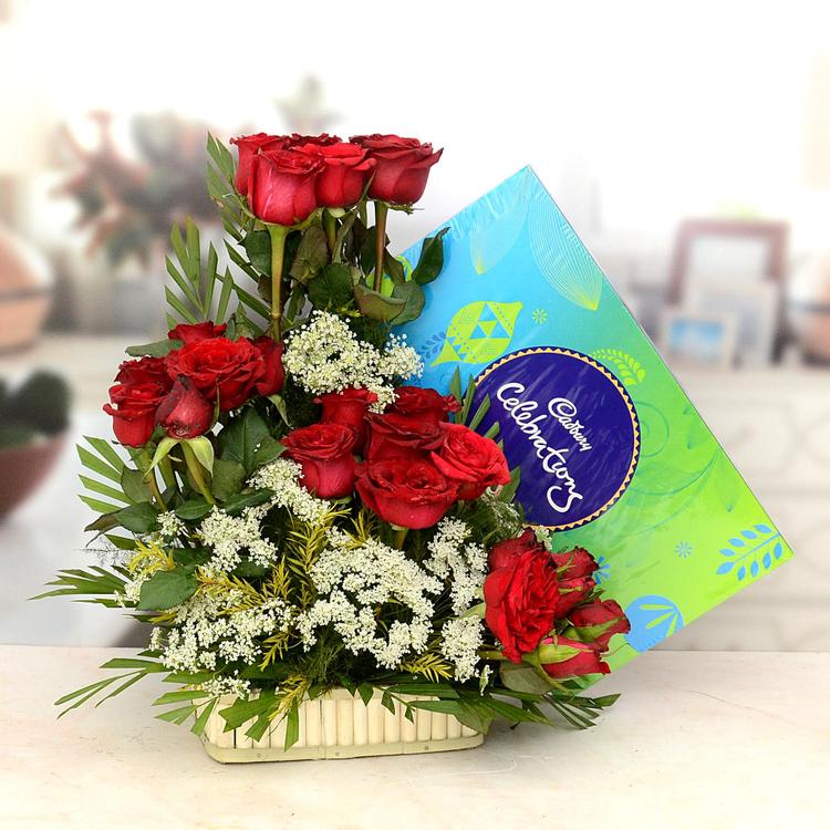 Celebrations & Rose Basket