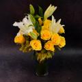 Roses, Lilies in a Vase