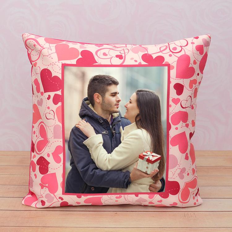 Floating Hearts Pillow