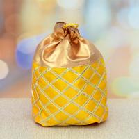 Yellow Designer Potli Bag