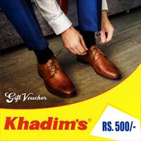 Khadims Gift Voucher Worth Rs 500