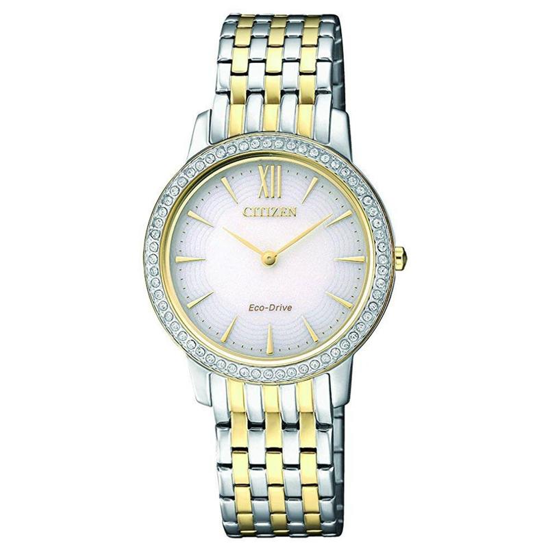citizen white dial watch