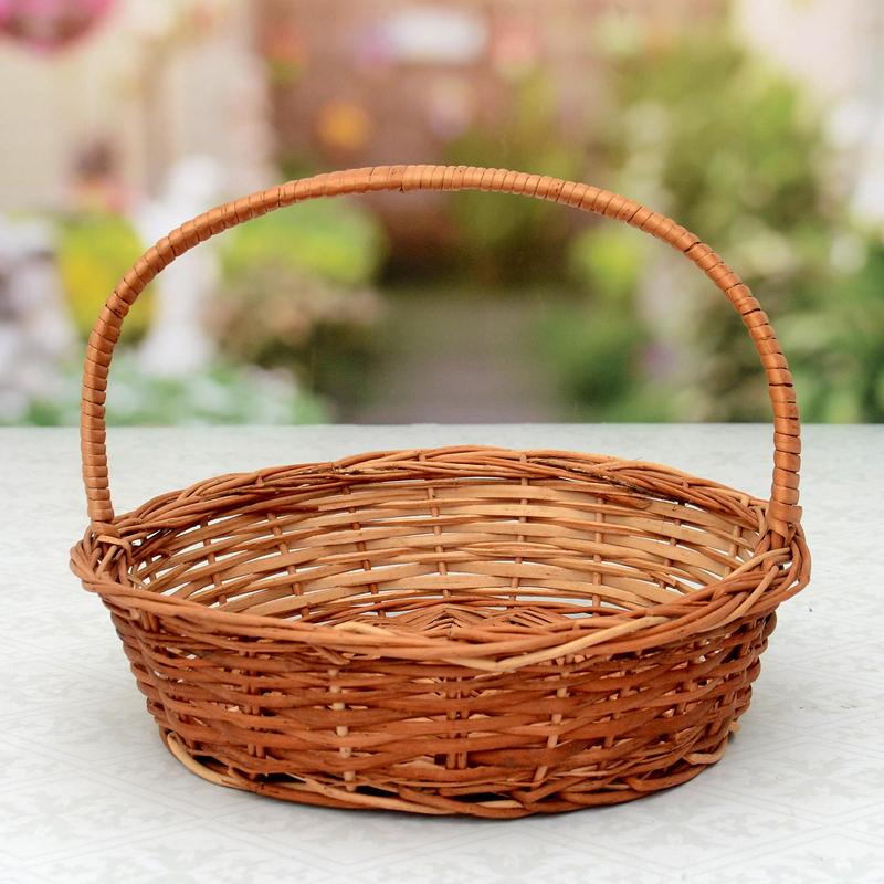 Round Handle Cane Basket | Gift Baskets Range