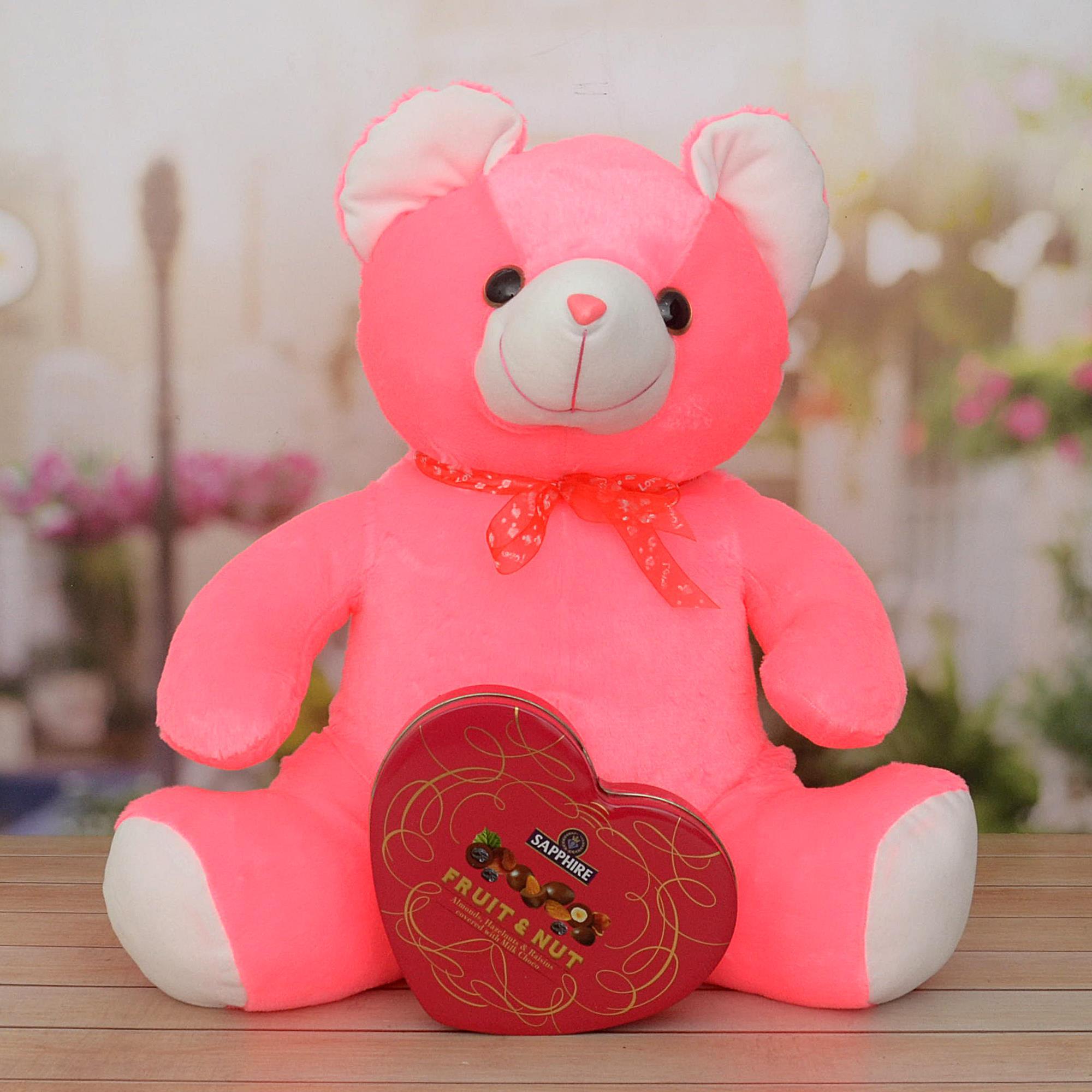 Teddy, Sapphire Fruit & Nut Gift Baskets