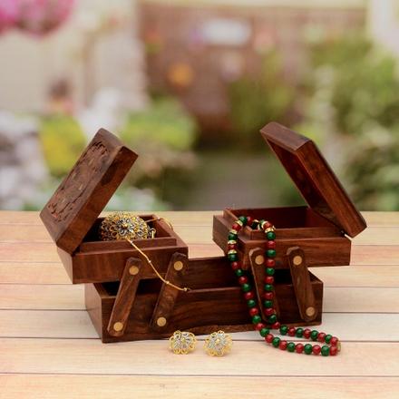 Wooden Jewellery Box Storage