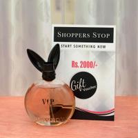 Playboy VIP EDT Perfume & Shoppers Stop Card