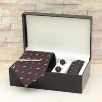 Brown Necktie Pocket Set