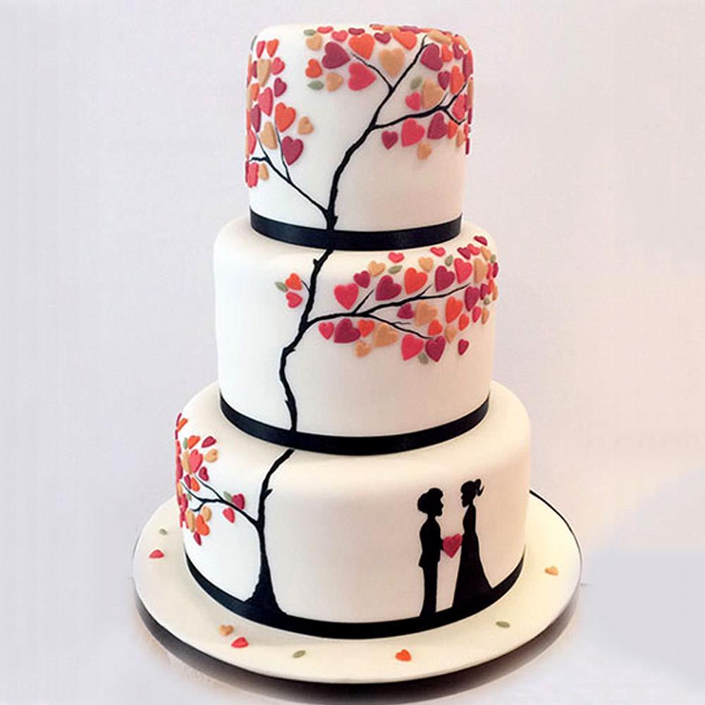 WEDDING CAKES 3 KG - Cake - PR Cake (home Delivery Service), Cherur,  Thrissur, Kerala