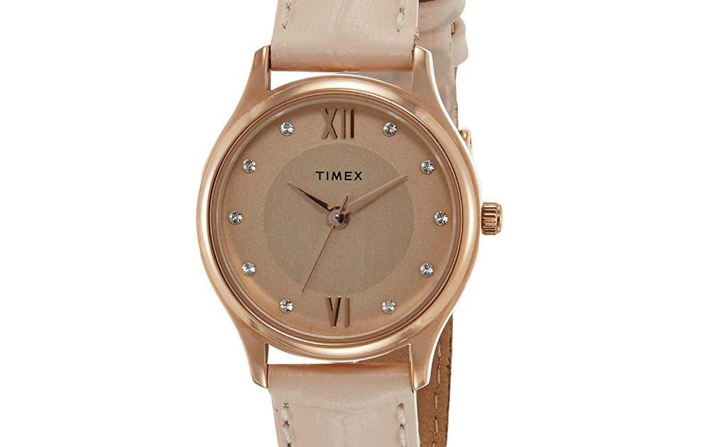 Timex Rose Gold Dial WatchTW00ZR270E Watches (Her)