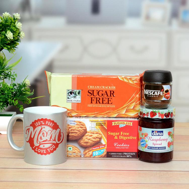 Sugar Free Biscuit & Cookies & Coffee & Mug