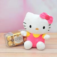 Hello Kitty With Ferrero Rocher