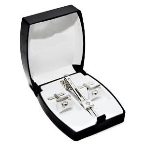 Elegant Silver Cufflink Set