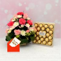Flowers & Ferrero Rocher