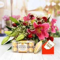 Flowers & Rocher for Mom