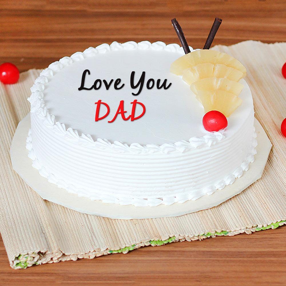 Love You Dad Pineapple Cake