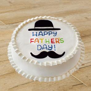 Fathers Day Vanilla Cake 1Kg Fathers Day Vanilla Cake 1Kg