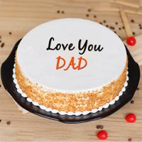 Love You Dad Butterscotch Cake
