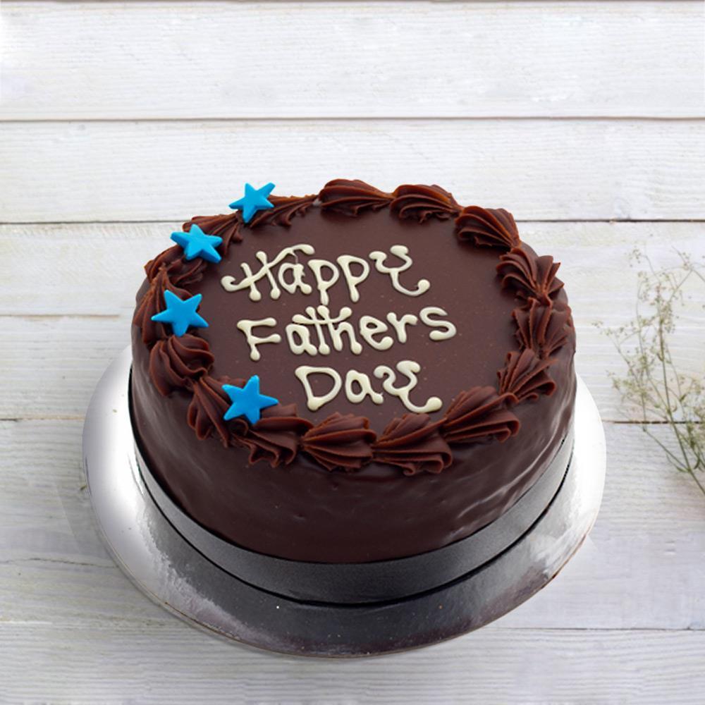 Fathers Day Cake-1Kg - Chocolate