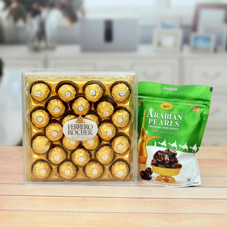 Ferrero Rocher & Arabian Pearls Fard Dates