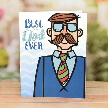 Best Dad Ever Personalized Card