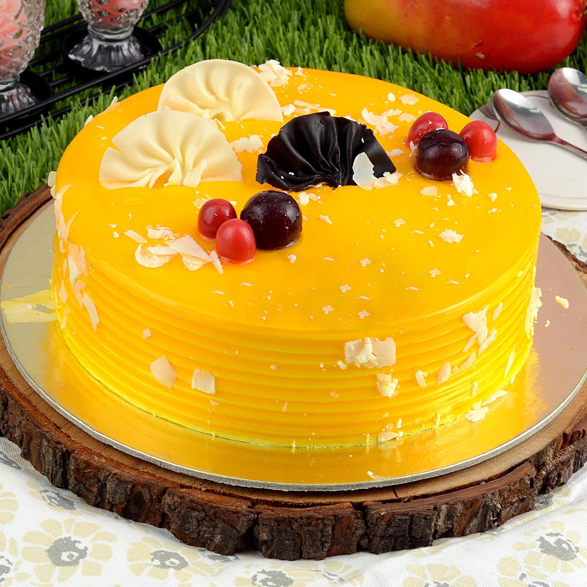 Designer Mango Cake 1 Kg. Cakes