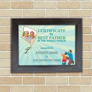 Best Father Certificate Best Father Certificate
