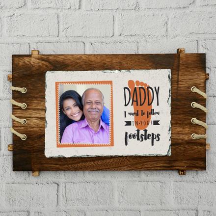 Unique Loving Dad Photo Rock