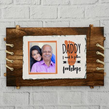 Unique Loving Dad Photo Rock