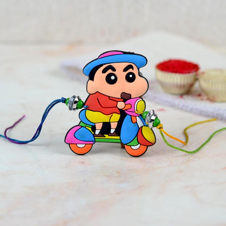 Shin Chan on Scooter Rakhi