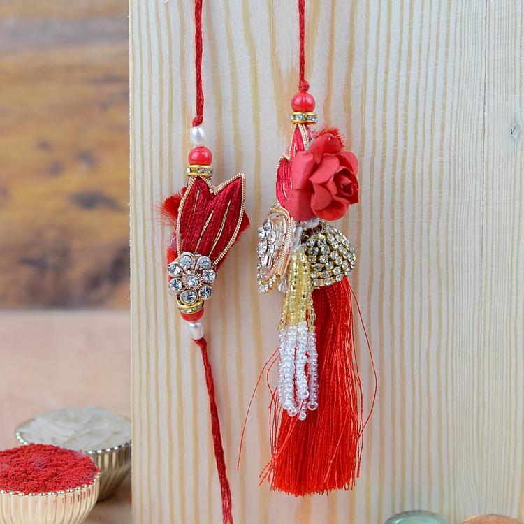 Zardozi Stones Lumba & Rakhi
