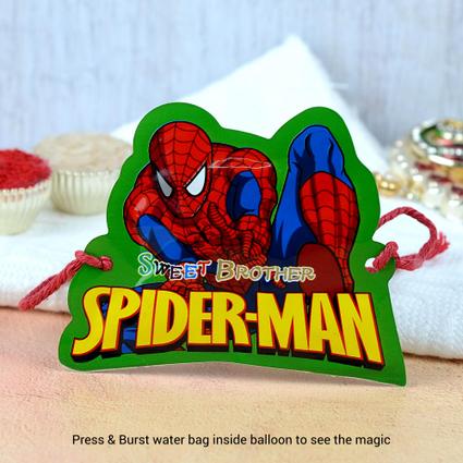 Spiderman Magical Balloon Kids Rakhi